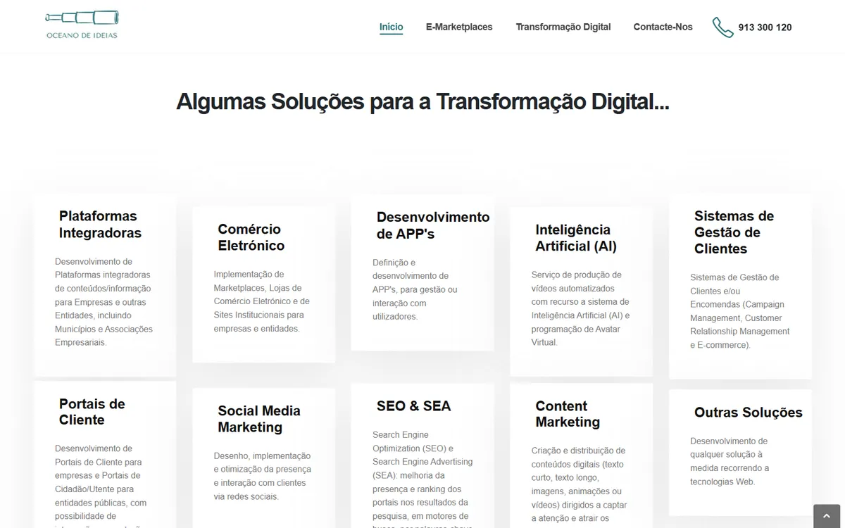 Ilustração da área de Transformação Digital